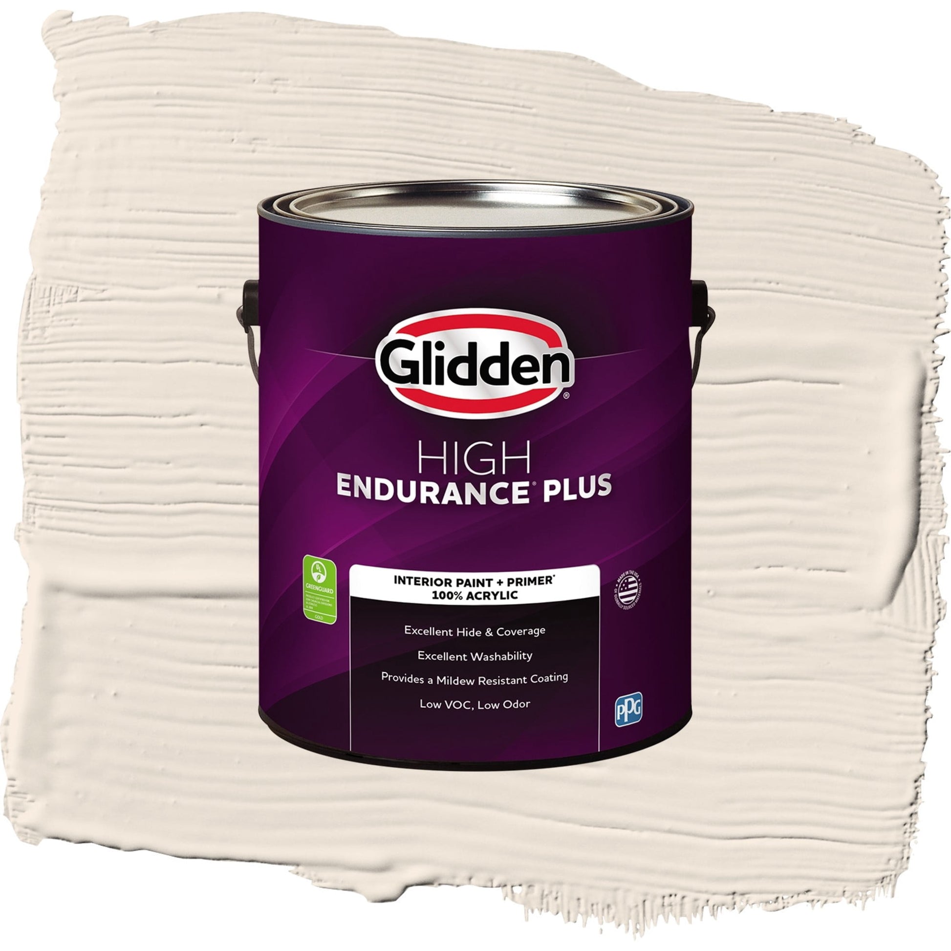 Glidden HEP Moroccan Moonlight / Beige, Eggshell Interior Paint with Primer, 1 Gallon