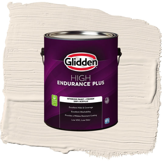 Glidden HEP Moroccan Moonlight / Beige, Flat Interior Paint with Primer, 1 Gallon