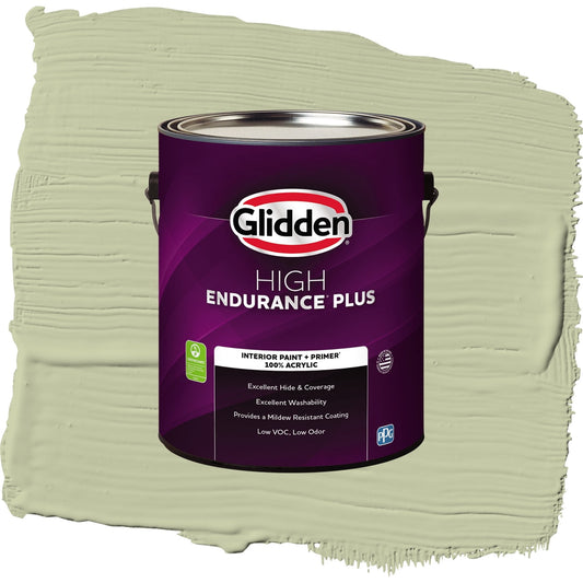 Glidden HEP Sage Splendor / Green, Eggshell Interior Paint with Primer, 1 Gallon