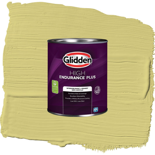 Glidden HEP Serene Scene / Green, Eggshell Interior Paint with Primer, 1 Quart