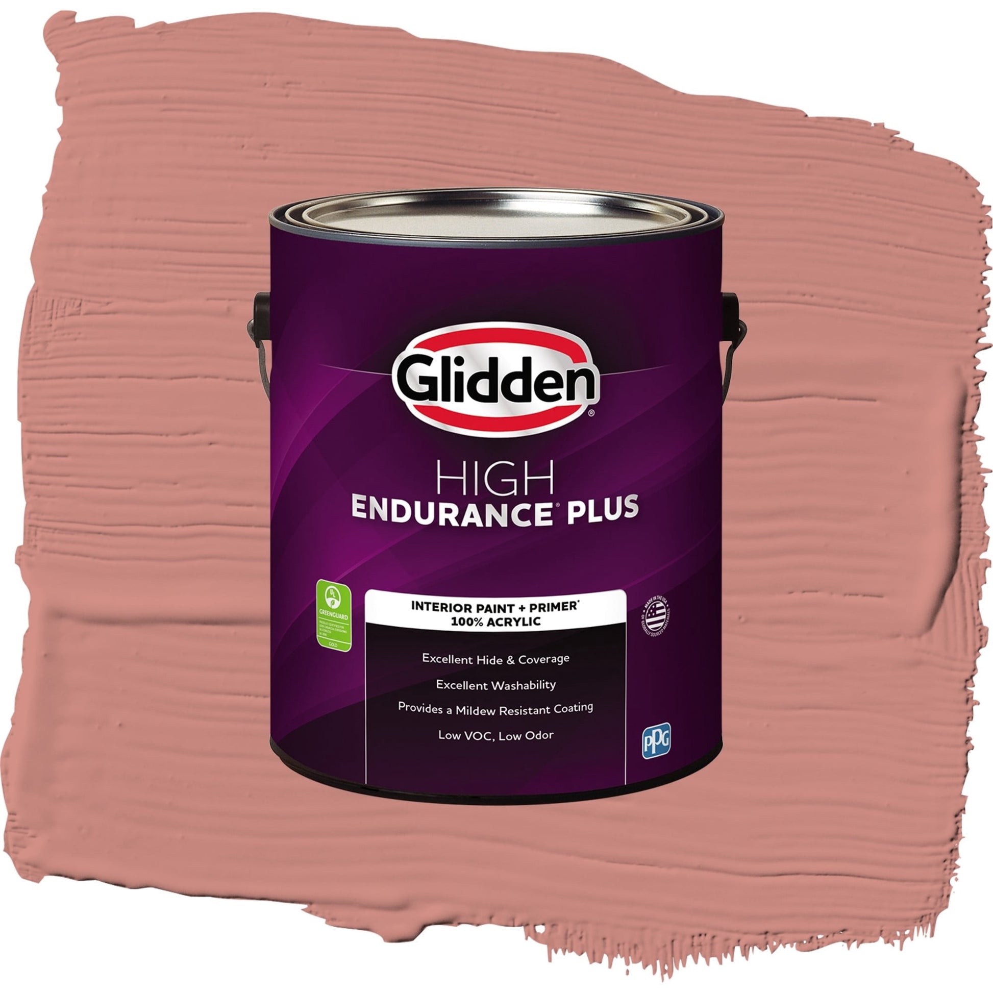 Glidden HEP Sunstone / Orange, Semi-Gloss Interior Paint with Primer, 1 Gallon