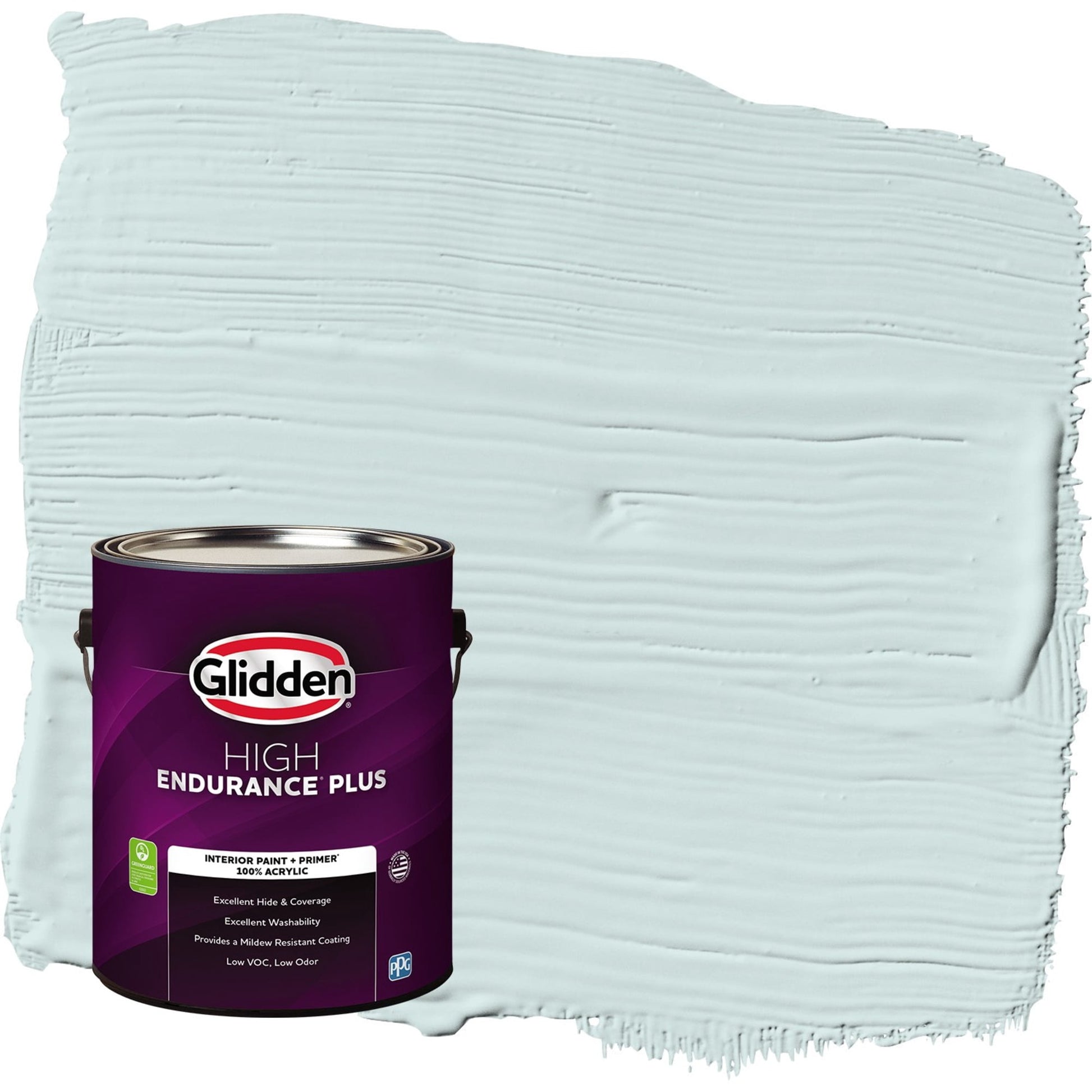 Glidden HEP Azul Acuoso / Aqua Pintura Interior Mate con Primer, 1 GalÃ³n