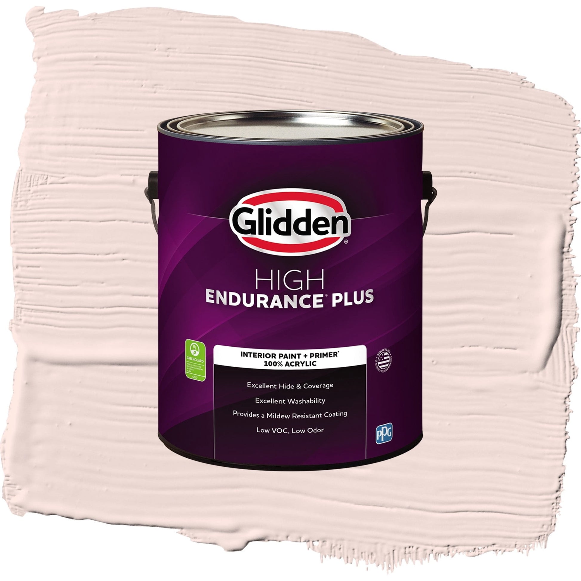 Glidden HEP Sweet Truffle Interior Paint + Primer Flat , 1 Gallon