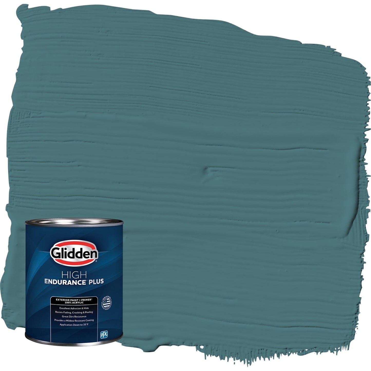 Glidden HEP Vining Ivy / Green Satin Exterior Paint with Primer, 1 Quart