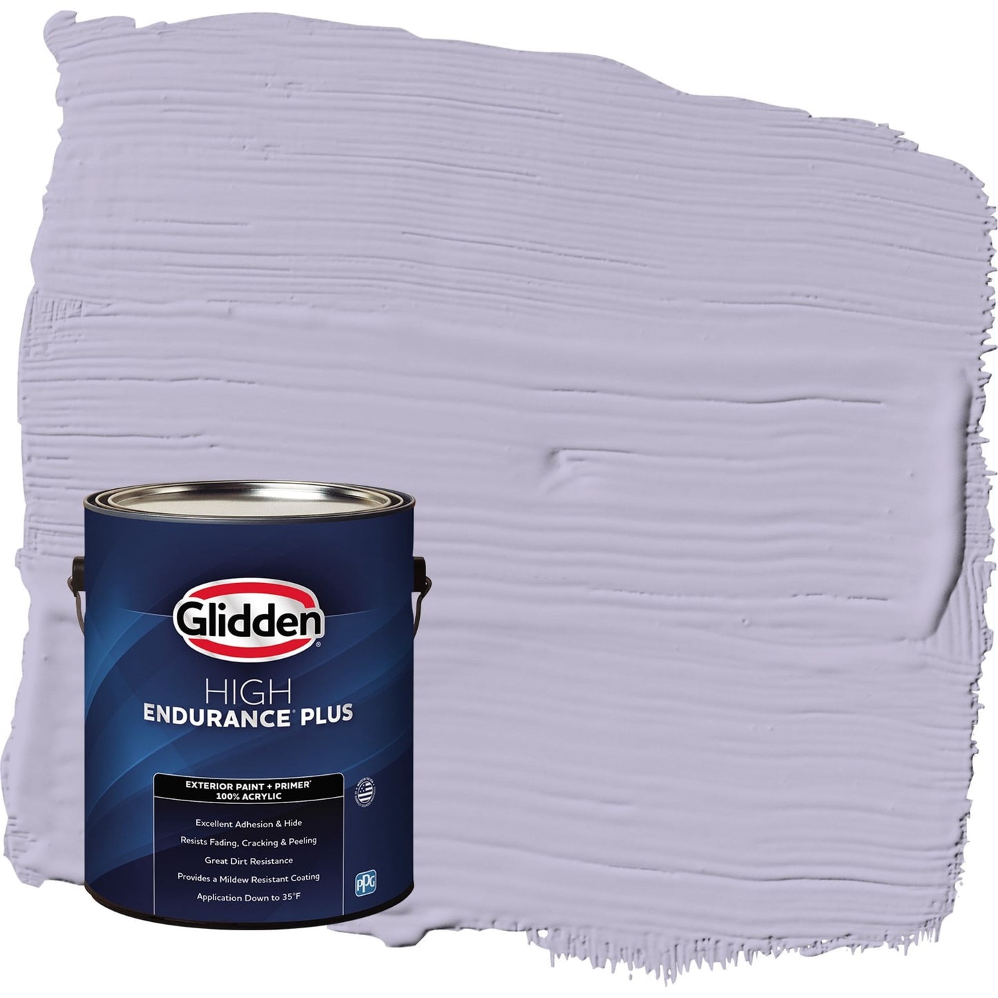 Glidden HEP Wild Lilac / Purple Satin Exterior Paint with Primer, 1 Gallon