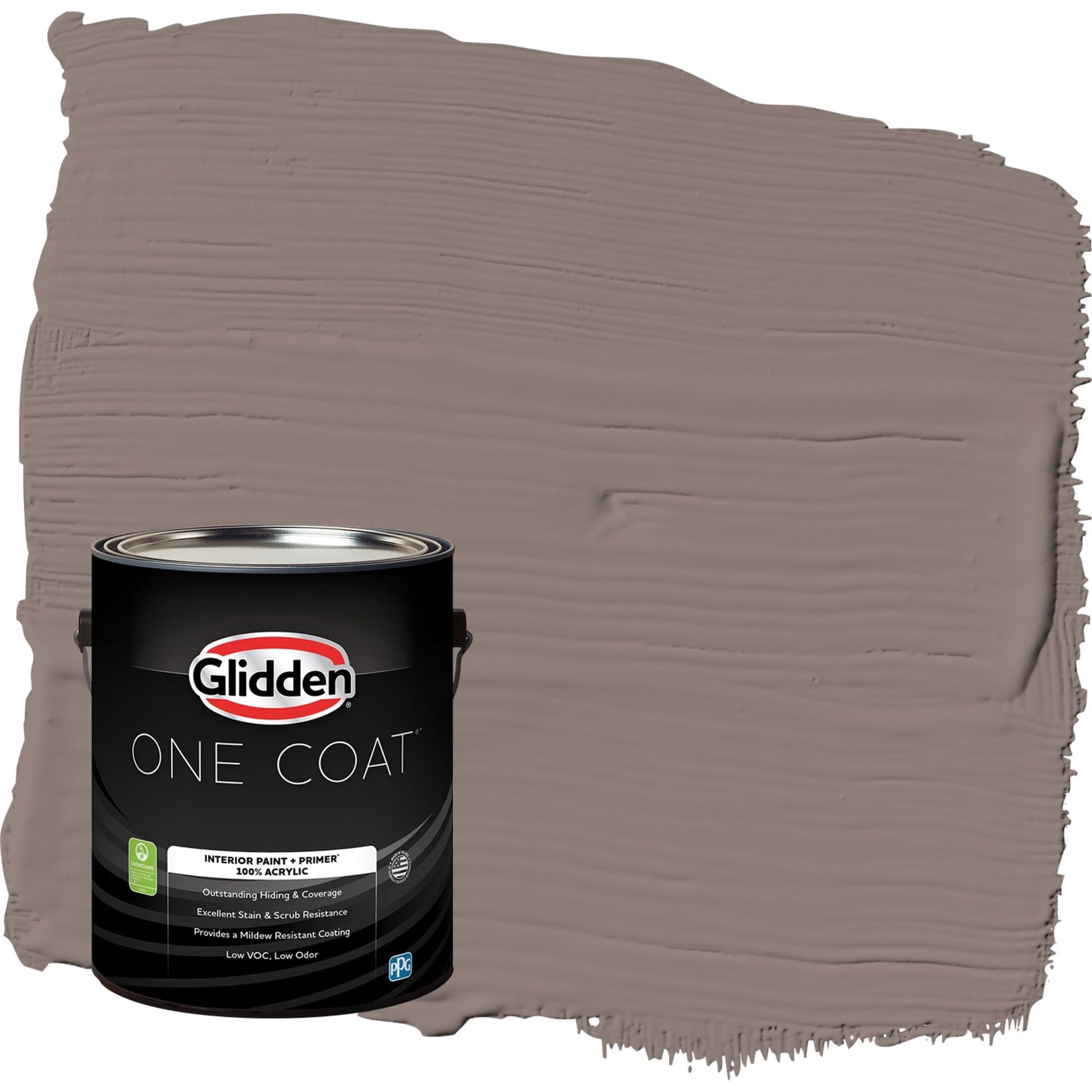 Glidden One Coat Cinnamon Toast / Brown Semi-Gloss Interior Paint with Primer, 1 Gallon