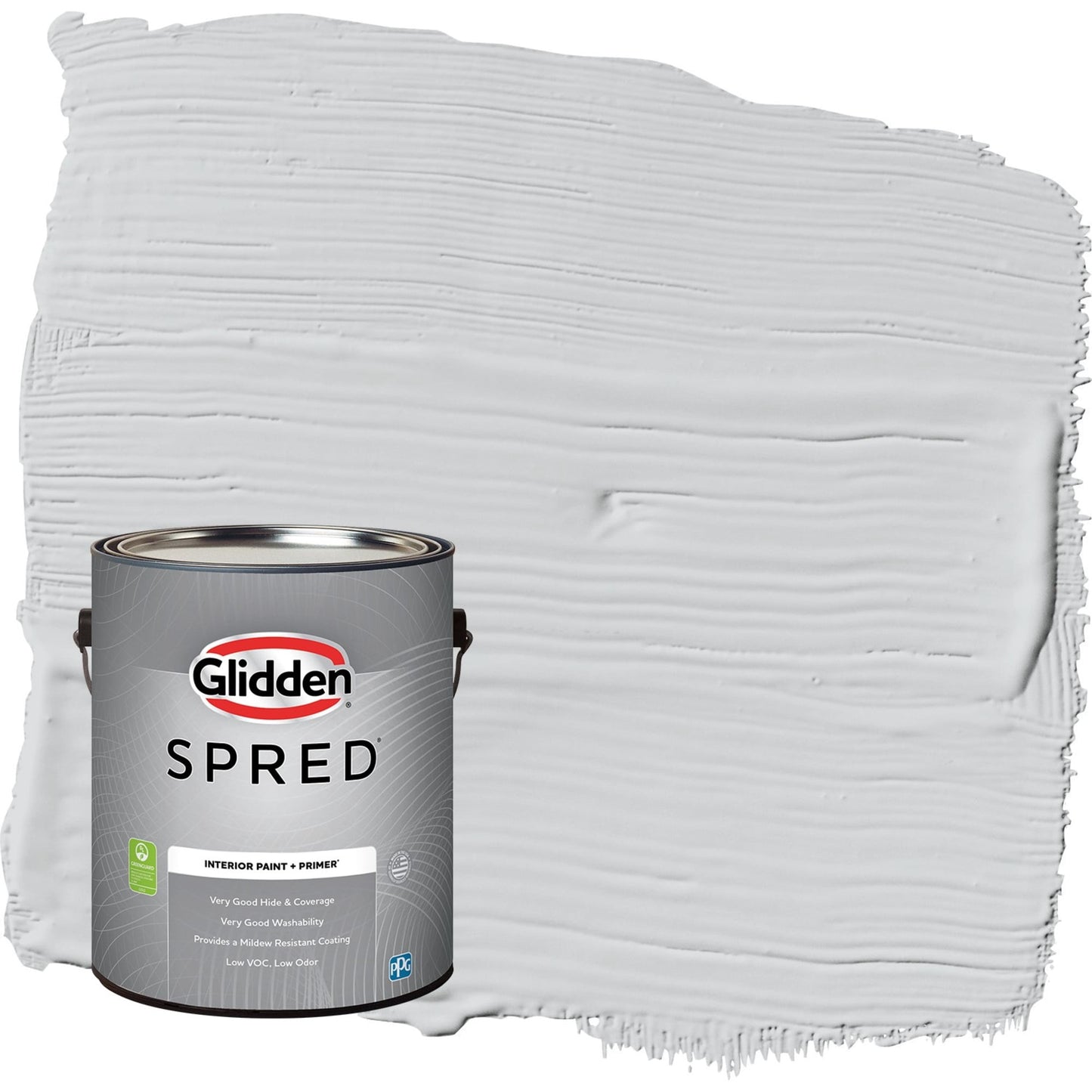 Glidden Spred Elemental / Gray, Semi-Gloss Interior Paint with Primer, 1 Gallon