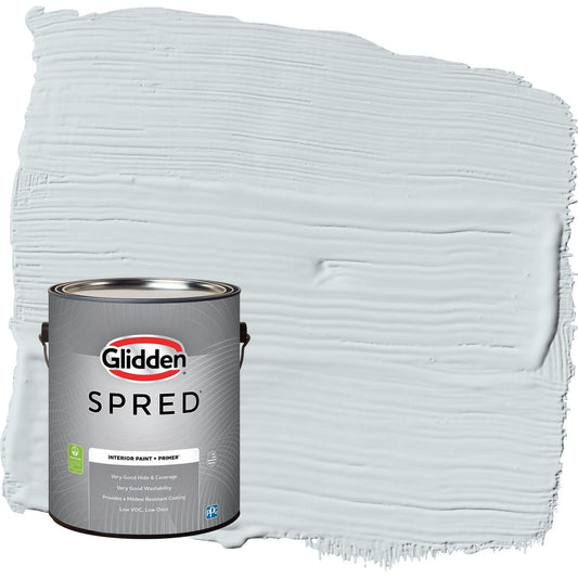 Glidden Spred Tinsel / Gray, Semi-Gloss Interior Paint with Primer, 1 Gallon