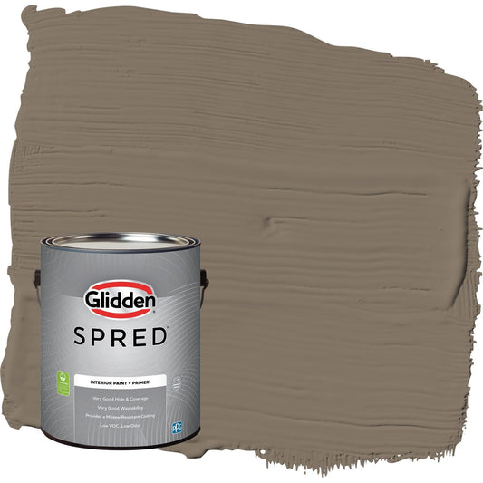 Glidden Spred Clam Shell / Beige, Flat Interior Paint with Primer, 1 Gallon
