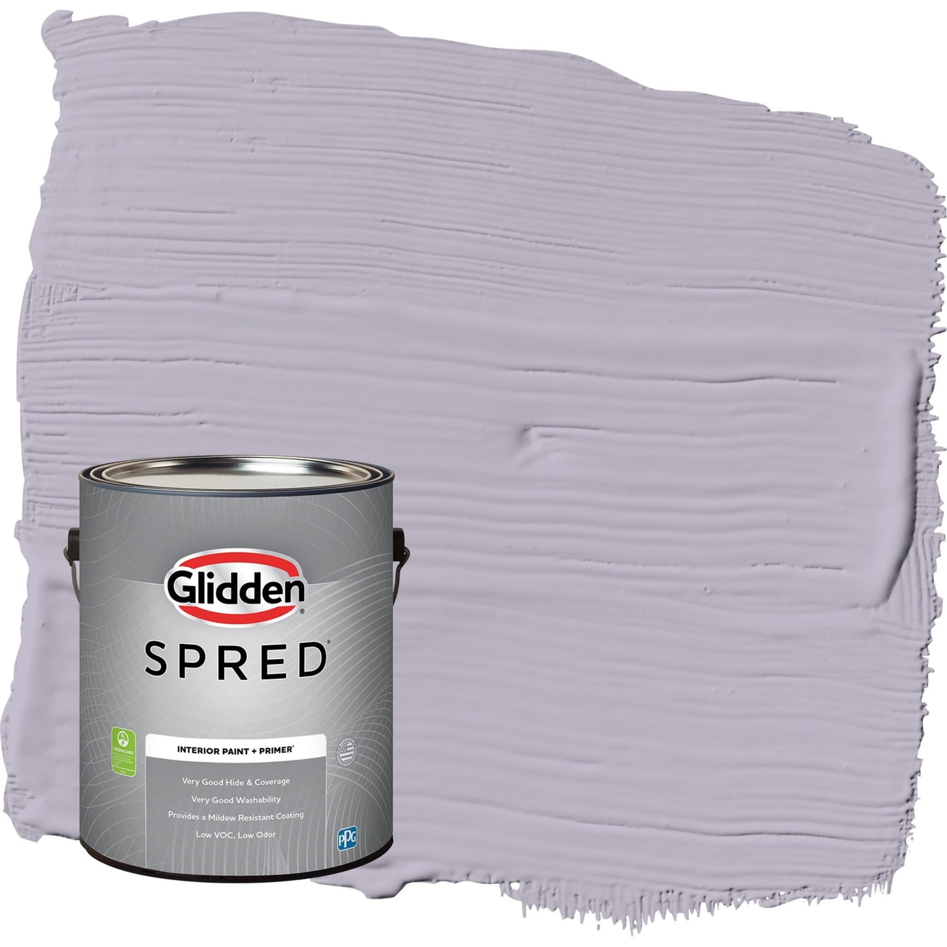 Glidden Spred Cloudberry / Purple, Flat Interior Paint with Primer, 1 Gallon