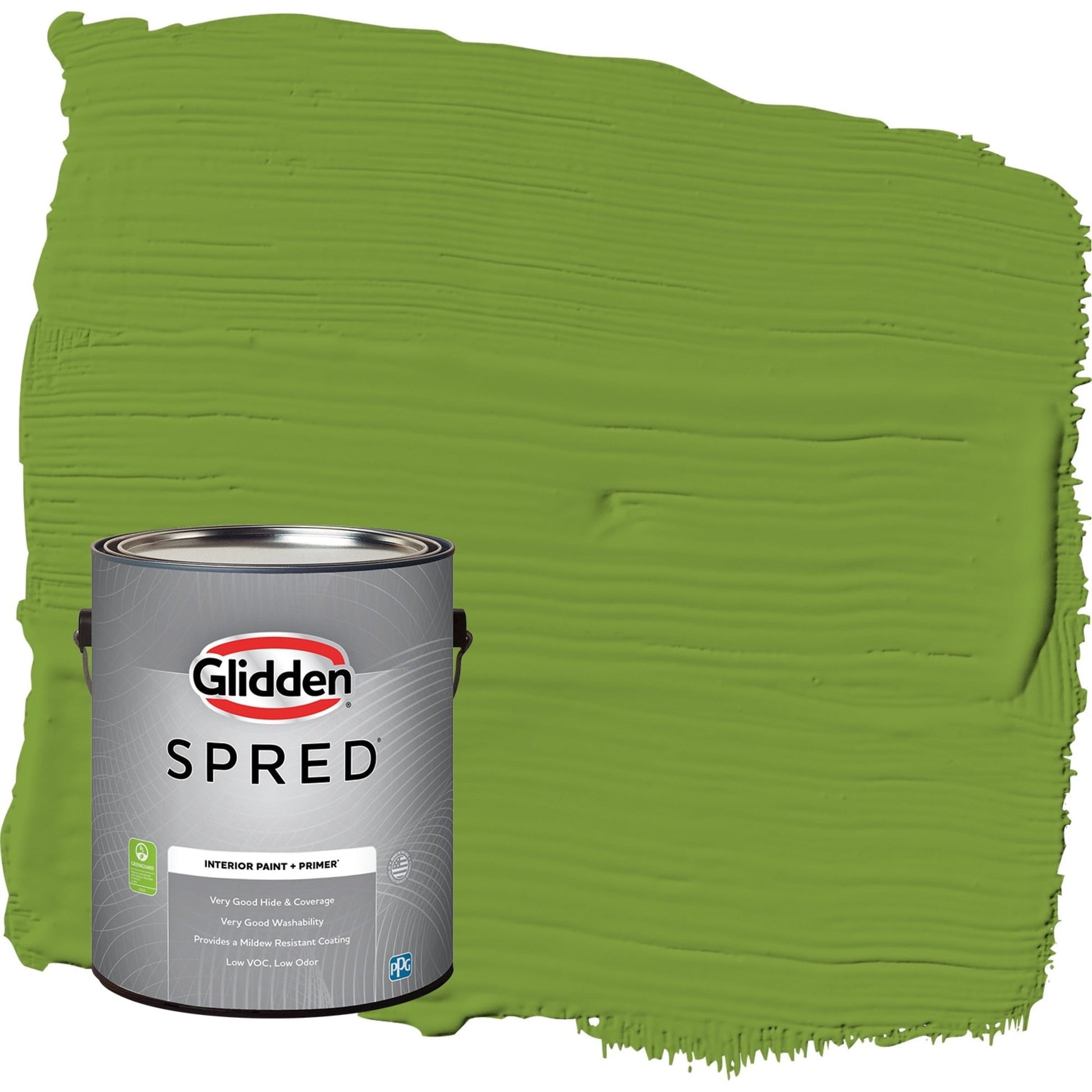 Glidden Spred Antique Moss / Green, Flat Interior Paint with Primer, 1 Gallon