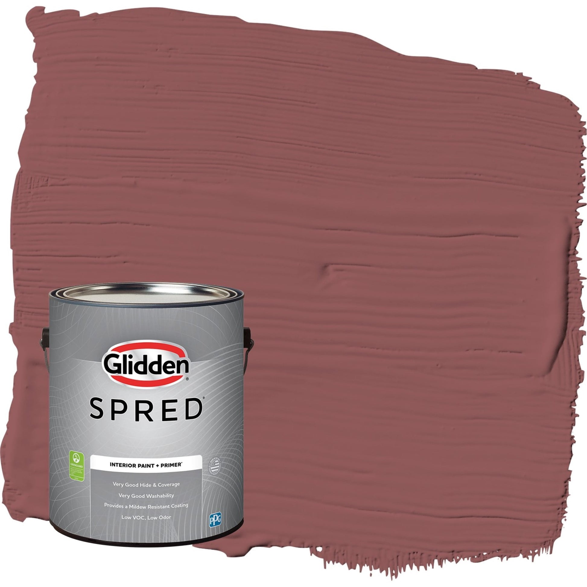 Glidden Spred Barn Door / Red, Semi-Gloss Interior Paint with Primer, 1 Gallon