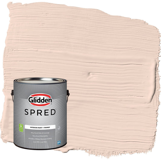 Glidden Spred Blush Beige / Orange, Eggshell Interior Paint with Primer, 1 Gallon