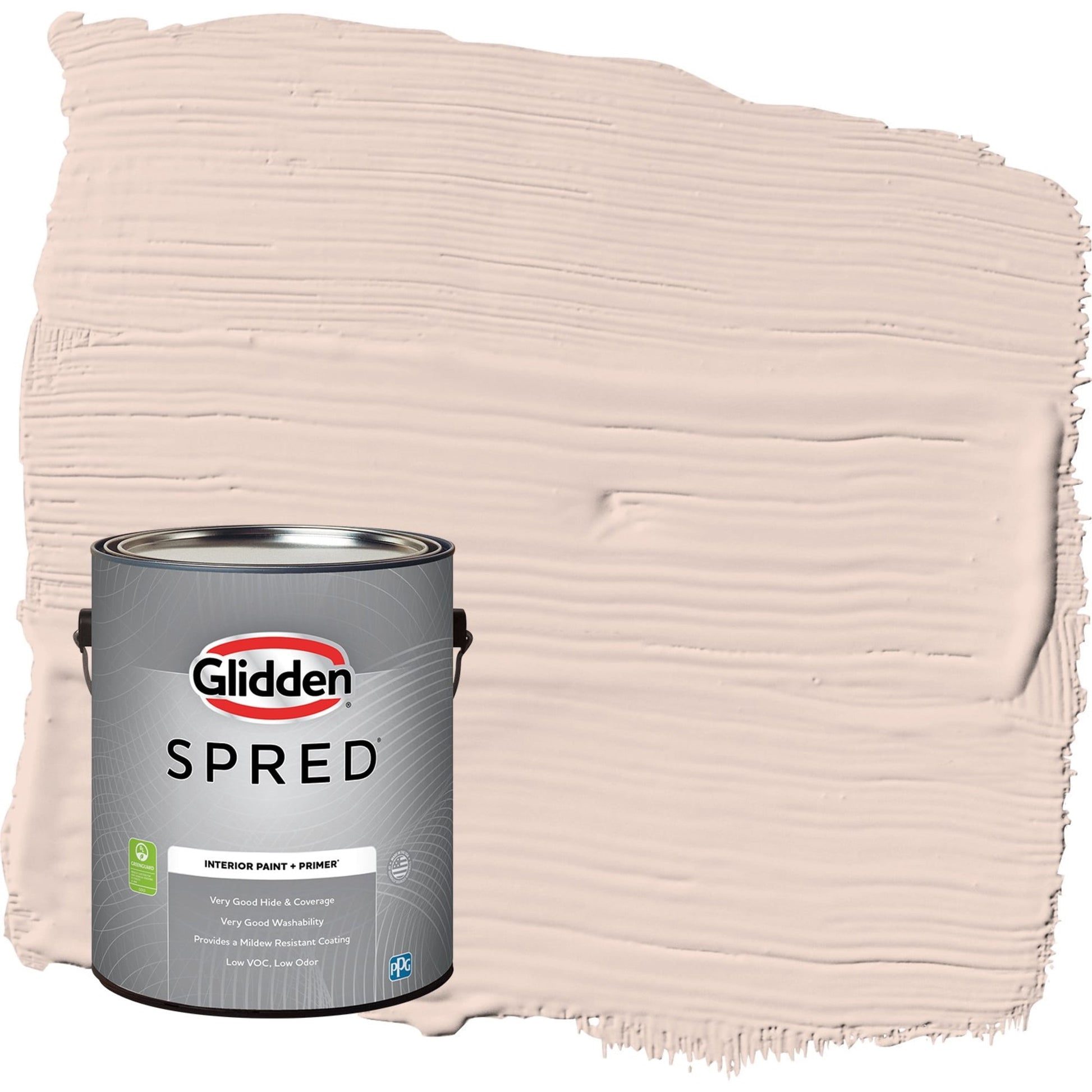 Glidden Spred Boardwalk / Orange, Flat Interior Paint with Primer, 1 Gallon