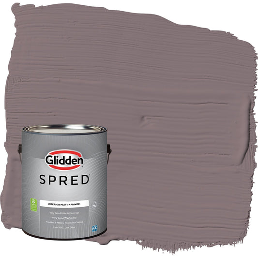 Glidden Spred Choo Choo / Purple, Flat Interior Paint with Primer, 1 Gallon