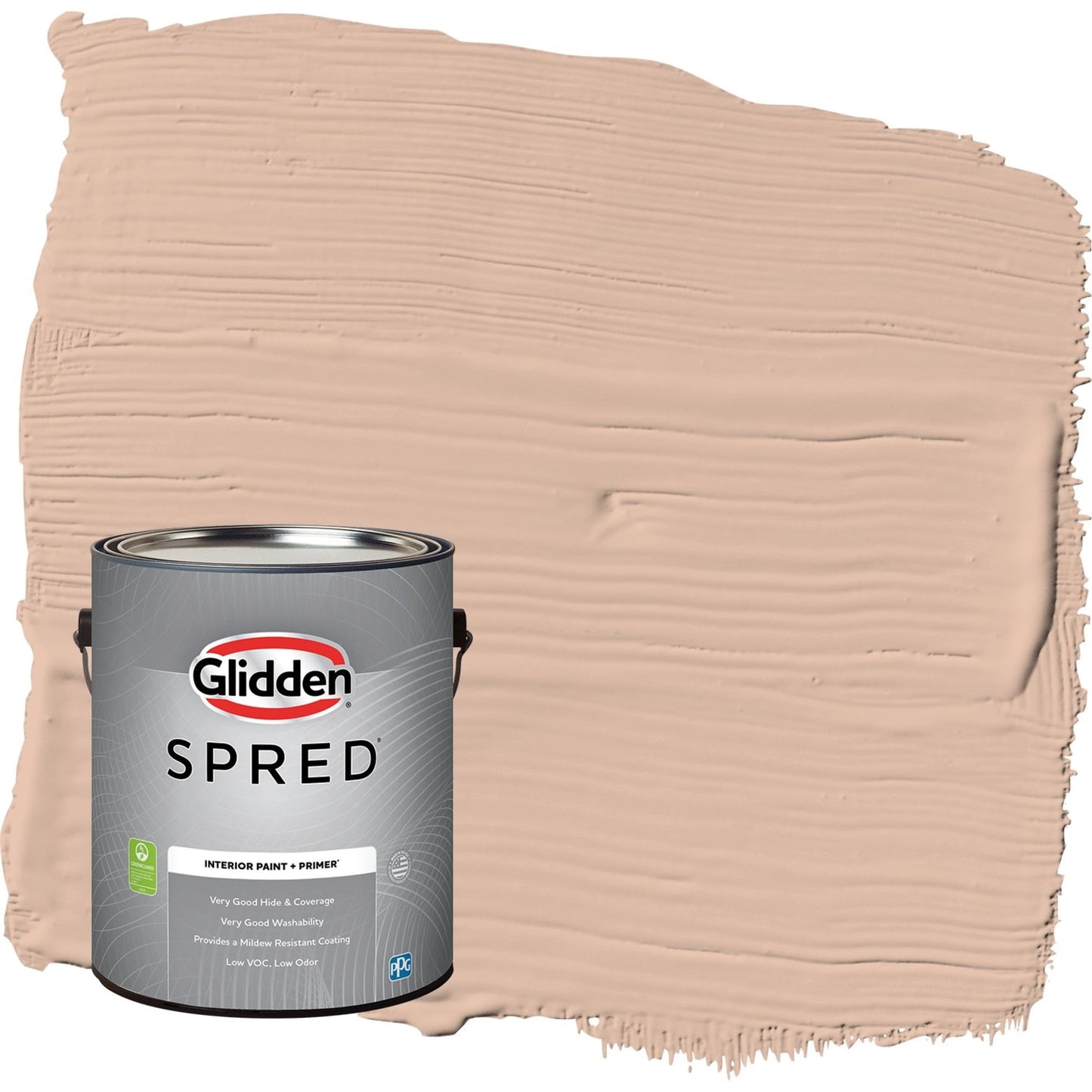 Glidden Spred Cinnamon Ice / Orange, Semi-Gloss Interior Paint with Primer, 1 Gallon
