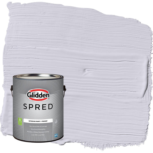 Glidden Spred Frosted Lilac / Purple, Semi-Gloss Interior Paint with Primer, 1 Gallon
