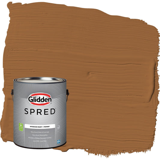 Glidden Spred Ginger / Orange, Eggshell Interior Paint with Primer, 1 Gallon