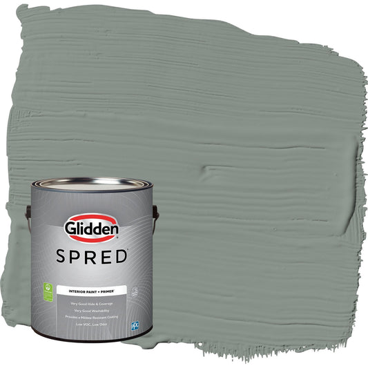 Glidden Spred Gray Heron / Grey, Semi-Gloss Interior Paint with Primer, 1 Gallon