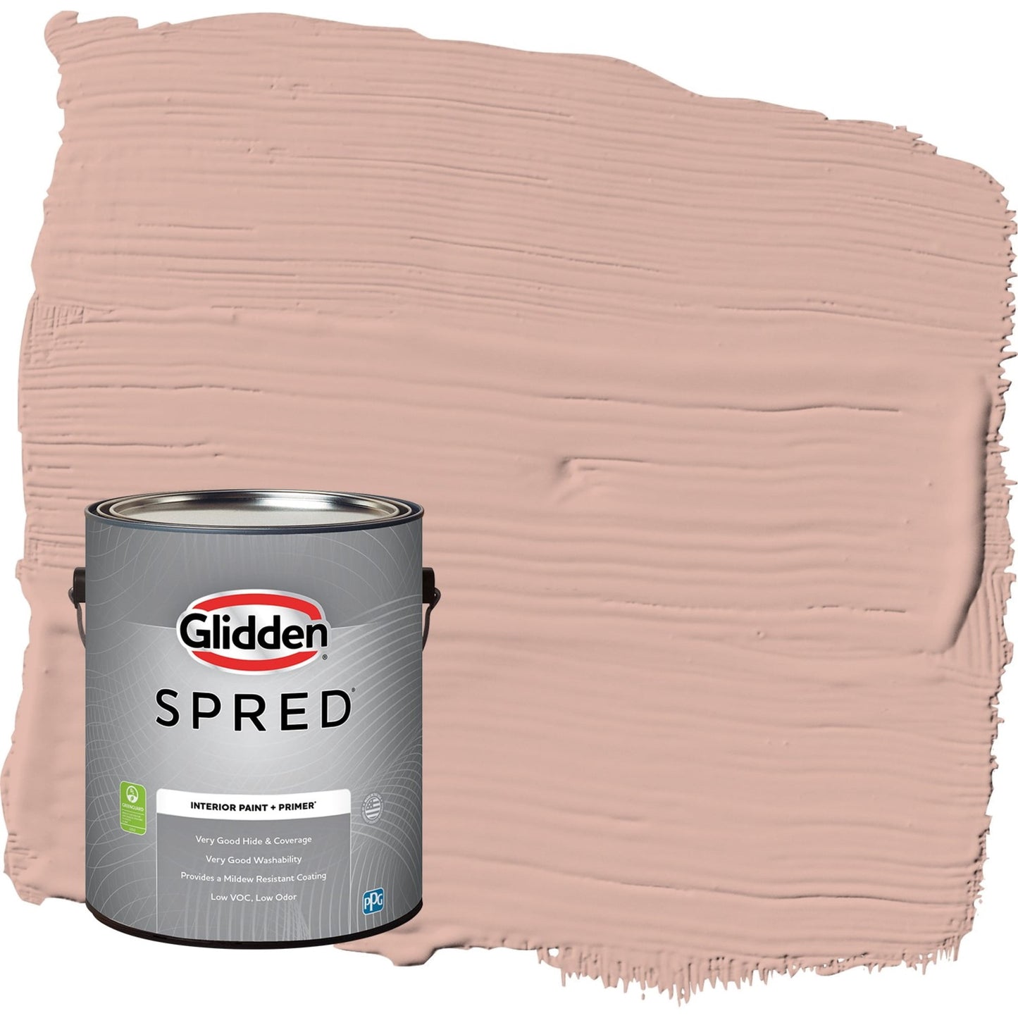 Glidden Spred Sandpaper / Orange, Semi-Gloss Interior Paint with Primer, 1 Gallon