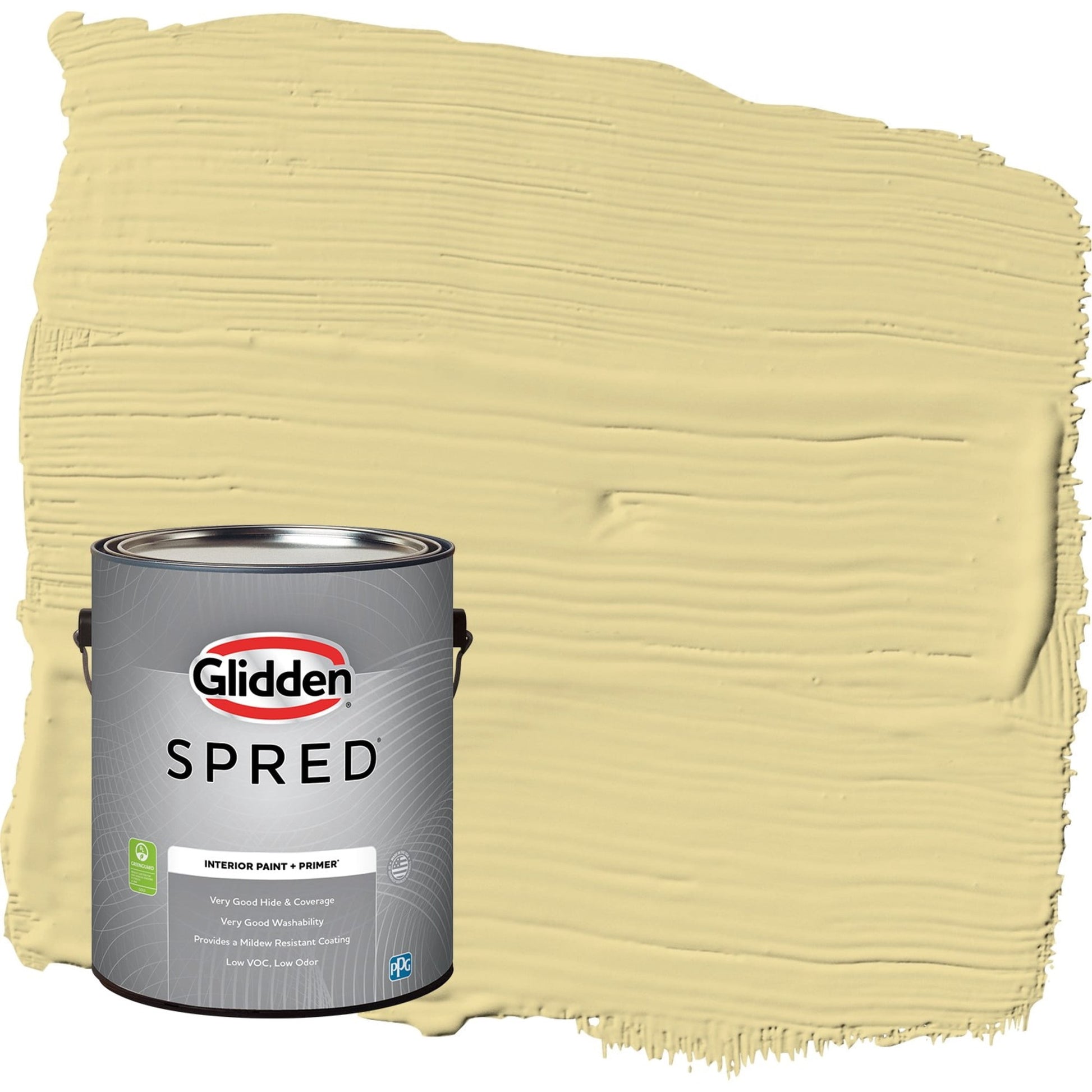 Glidden Spred Twinkle Toes / Green, Flat Interior Paint with Primer, 1 Gallon