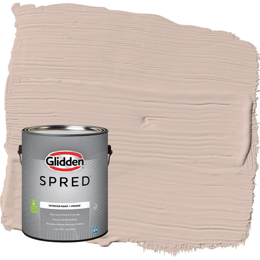 Glidden Spred Wild Rice / Orange, Eggshell Interior Paint with Primer, 1 Gallon