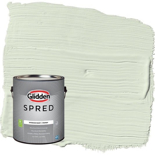 Glidden Spred Lime Spritz / Green, Flat Interior Paint with Primer, 1 Gallon