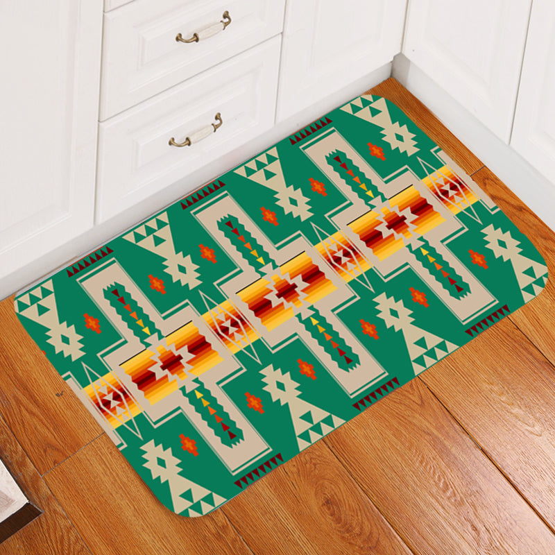 Green Tribe Design Native American Doormat