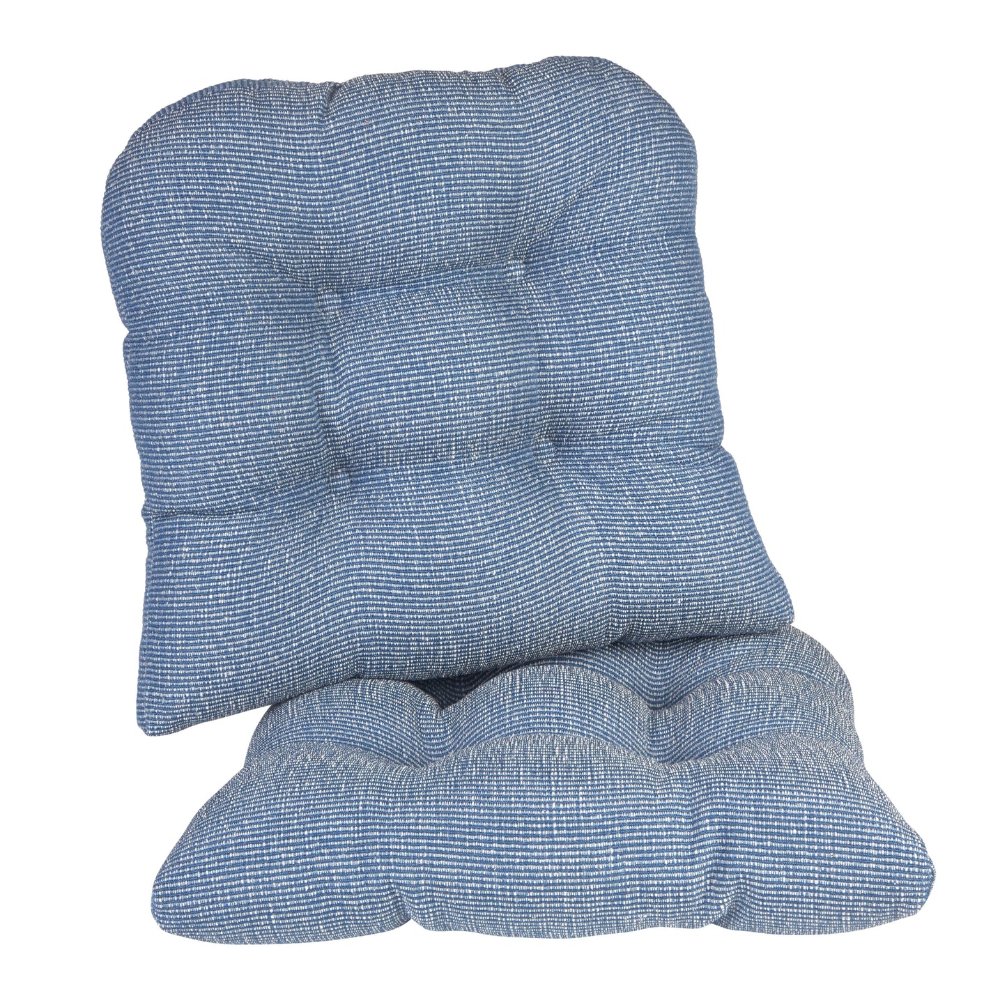 Gripper Non-Slip 15" x 15" Venus Tufted Universal Chair Cushions, Set of 2