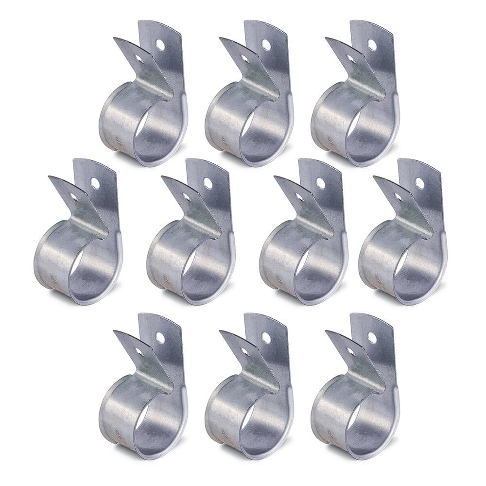 Highcraft 2 in. CPVC Wrap-Around Pipe Strap, Galvanized Steel (10-Pack)