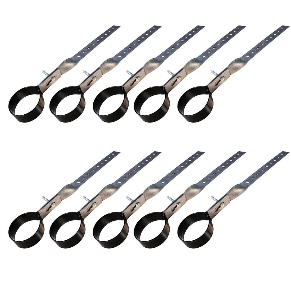 Highcraft 4 in. DWV Pipe Hanger in Galvanized Steel (10-Pack)