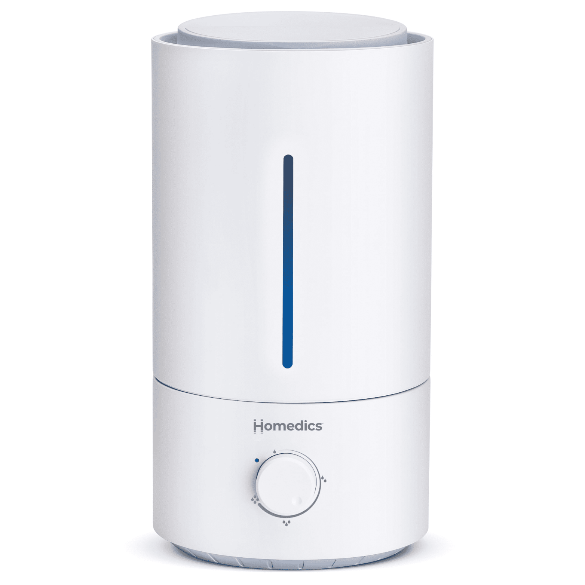 Homedics Humidificador UltrasÃ³nico, Niebla FrÃ­a, Llenado FÃ¡cil con hasta 44 Horas de Funcionamiento,.96 Galones, Gris