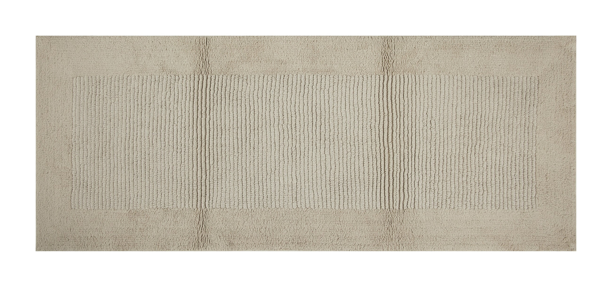 Hotel Style Beige Egyptian Cotton 24" x 60" Bath Runner, 1 Count