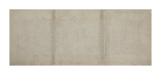 Hotel Style Beige Egyptian Cotton 24" x 60" Bath Runner, 1 Count