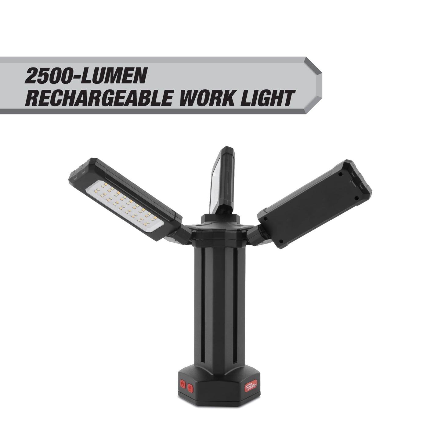 Hyper Tough 2500-Lumen Rechargeable Work Light