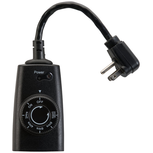 Hyper Tough Photocell Photocell Dusk to Dawn Outdoor Timer, 1 Outlet, 3-Pronged Outlet, 10 Amps