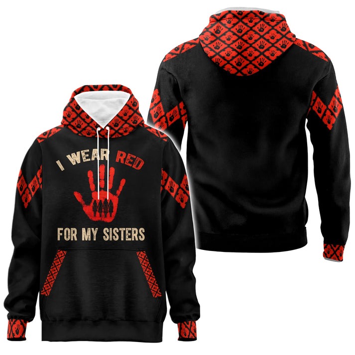 I Wear Red For My Sisters Hoodie All Over Print