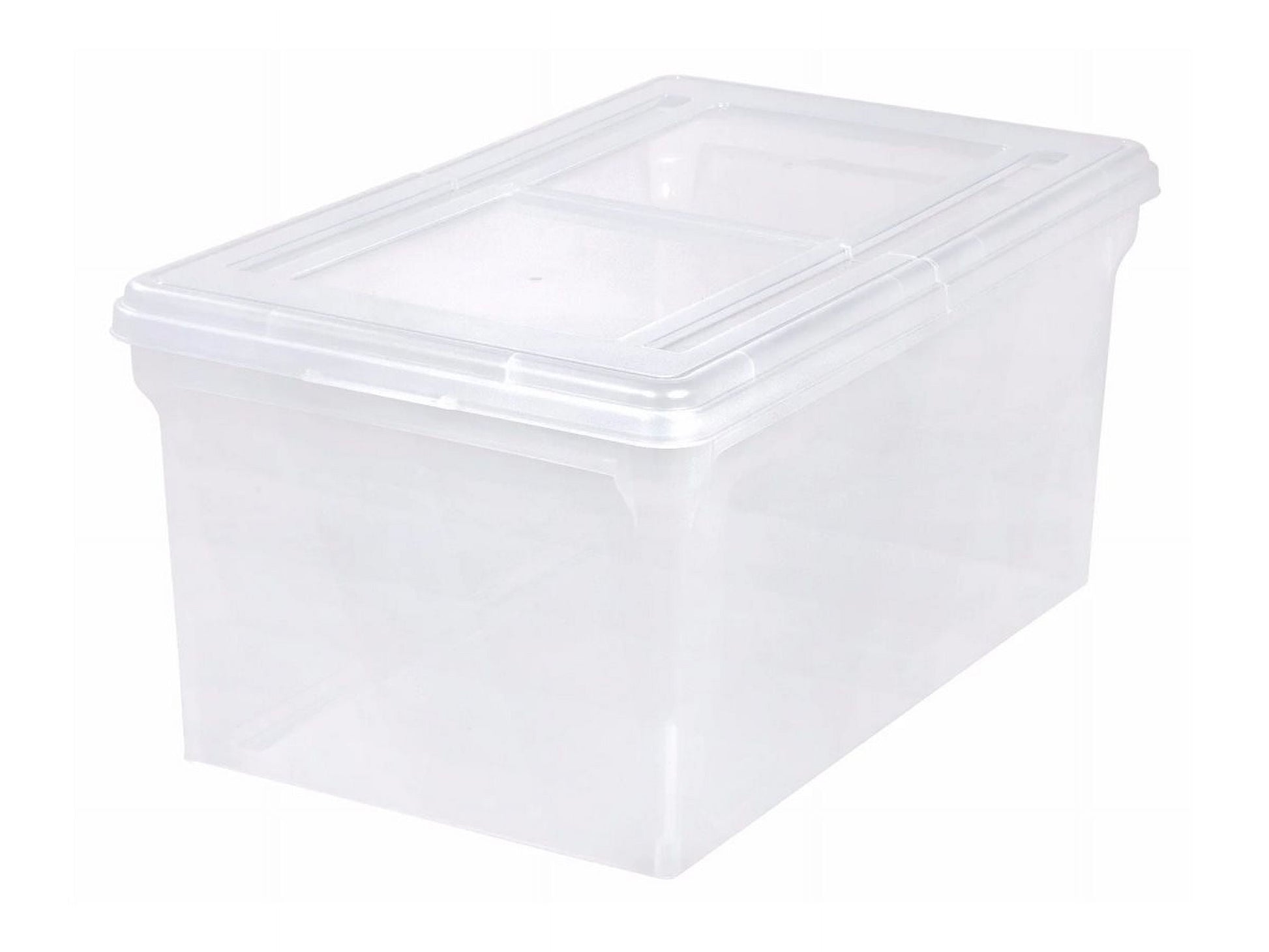 IRIS Storage box, for hanging files for Letter A Size (8.5 in x 11 in) - 11 gal - clear