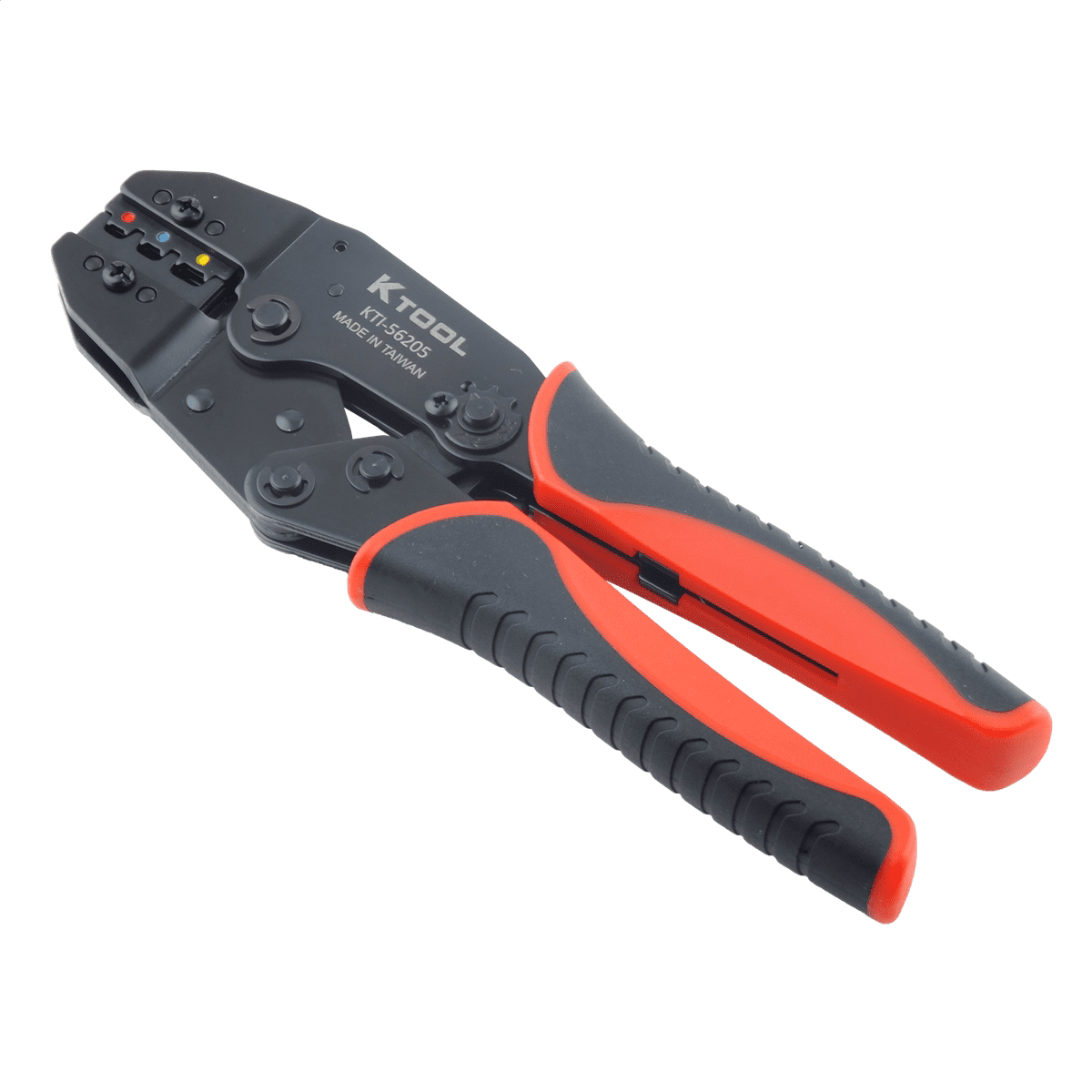 K-Tool 56205 8.7" Ratcheting Terminal Crimper with Carbon Steel Head