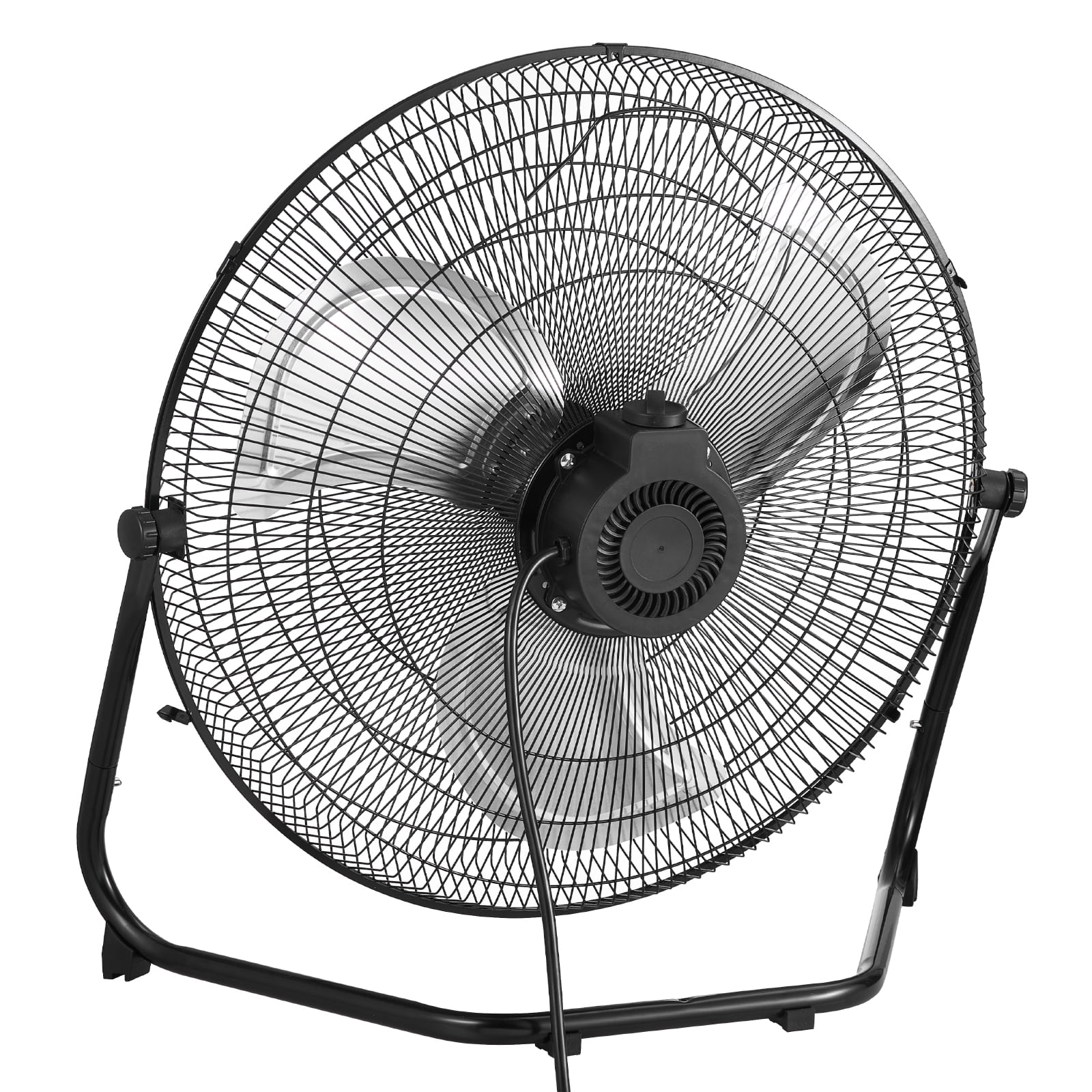 KFFKFF Ventilador de Piso Industrial de 20 Pulgadas con InclinaciÃ³n Ajustable, 3 Configuraciones de Velocidad, Alto Flujo de Aire de 4800 CFM, DiseÃ±o de Metal Duradero para Uso VersÃ¡til en Hogares, Gimnasios, Oficinas, Garajes y Espacios Comerciales