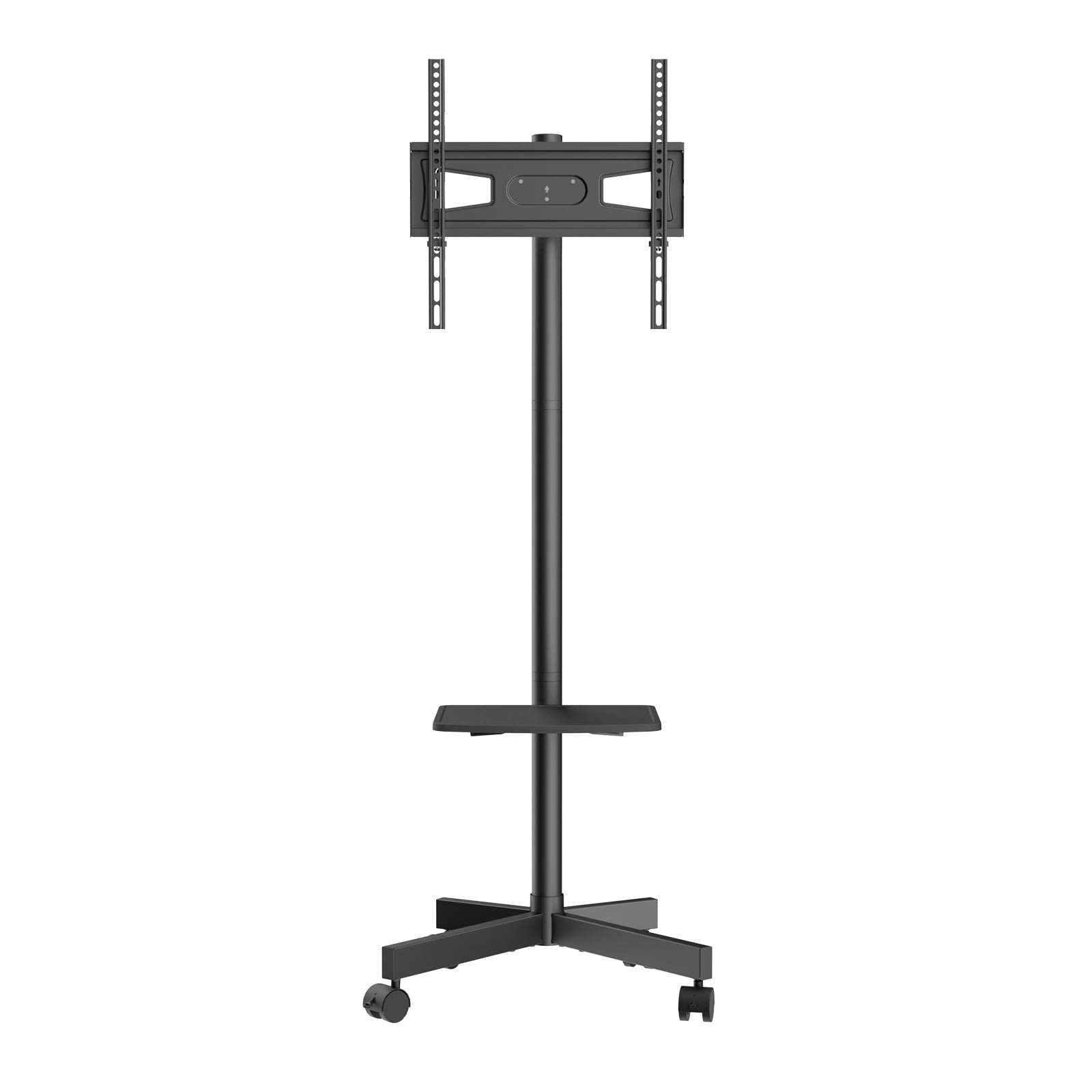 KFFKFF Mobile TV Stand Mobile TV Cart for 23"-60" TVs with Wheels & A Tray