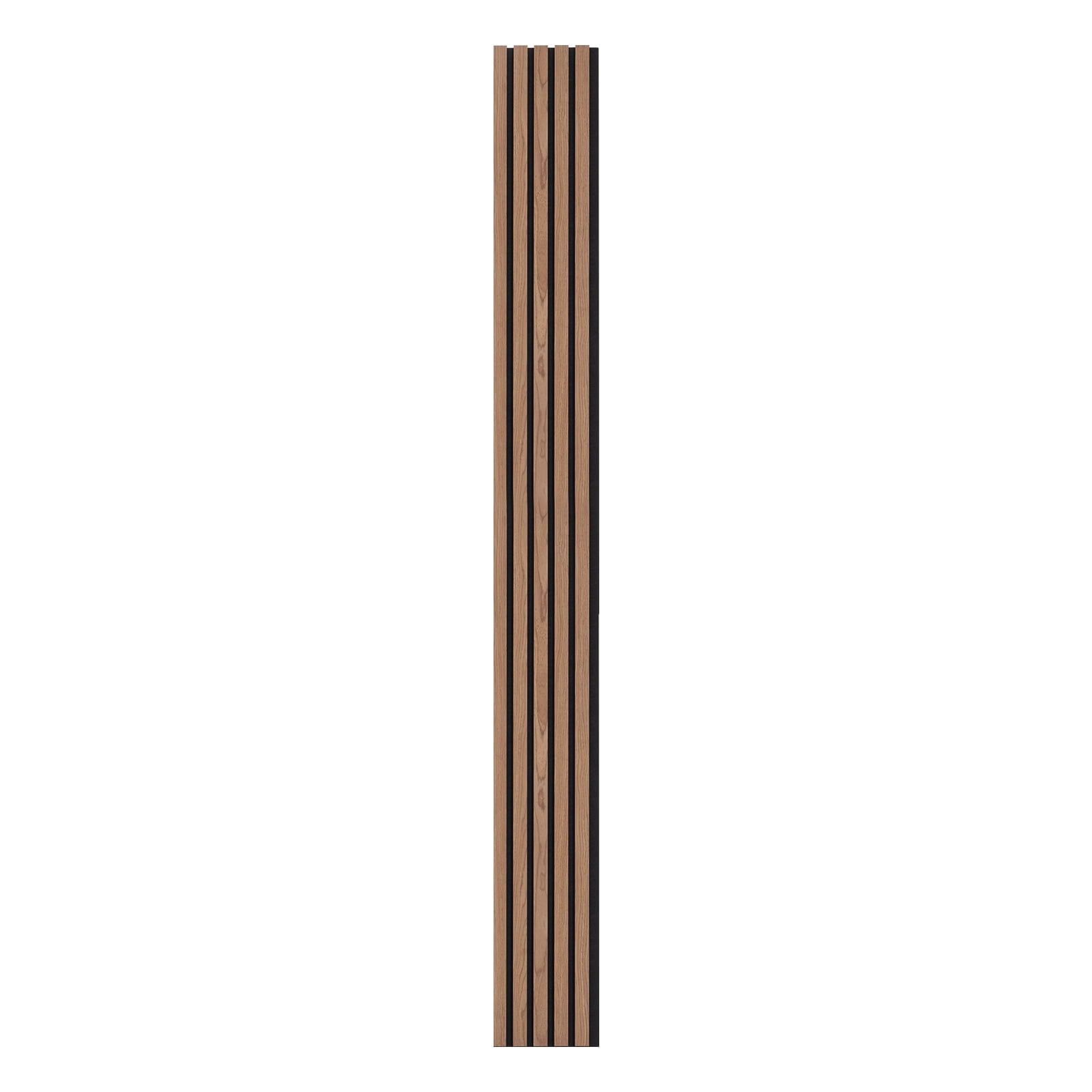 KFFKFF Wooden Acoustic Slats, Dimensions of 7.9 x 94.5 inches, MDF Wall Accents for Contemporary Interior Design, Imitation Wood Wall Boards for Elegant Decoration and Sound Dampening, Walnut