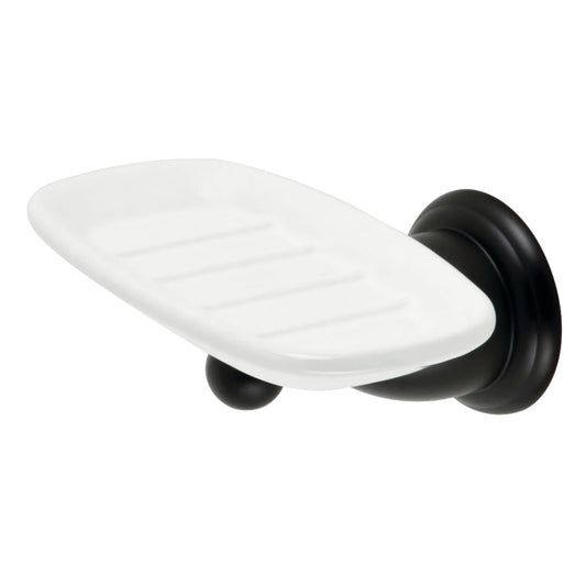 Kingston Brass BA1755MB Heritage Wall-Mount Soap Dish - Black