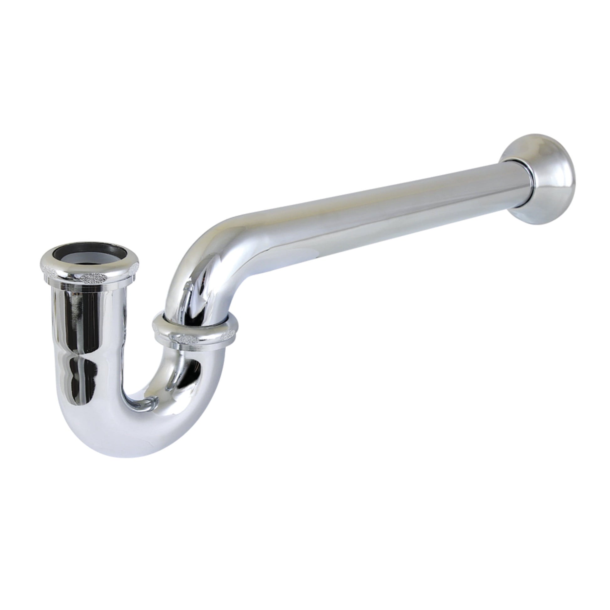 Kingston Brass CC5128 Correa para P de 1-1/2" con Brida de Campana, 19" de Largo, Calibre 18, NÃ­quel Cepillado