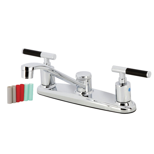 Kingston Brass FB111CKL Kaiser 8-Inch Centerset Kitchen Faucet, Polished Chrome