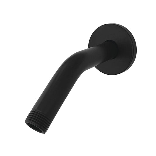 Kingston Brass K151K0 Shower Scape 6" Shower Arm with Flange, Matte Black