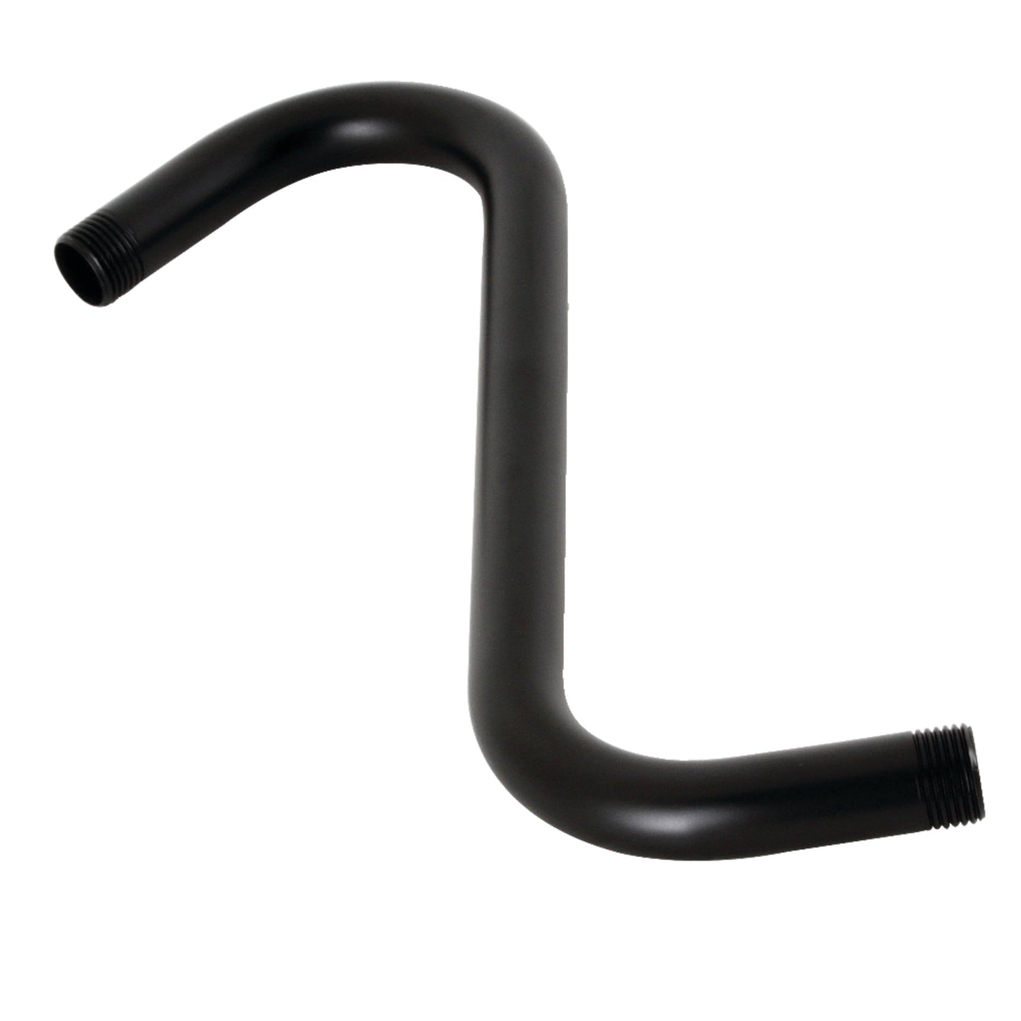 Kingston Brass K159A0 Trimscape 10-Inch S-Shape Shower Arm in Matte Black