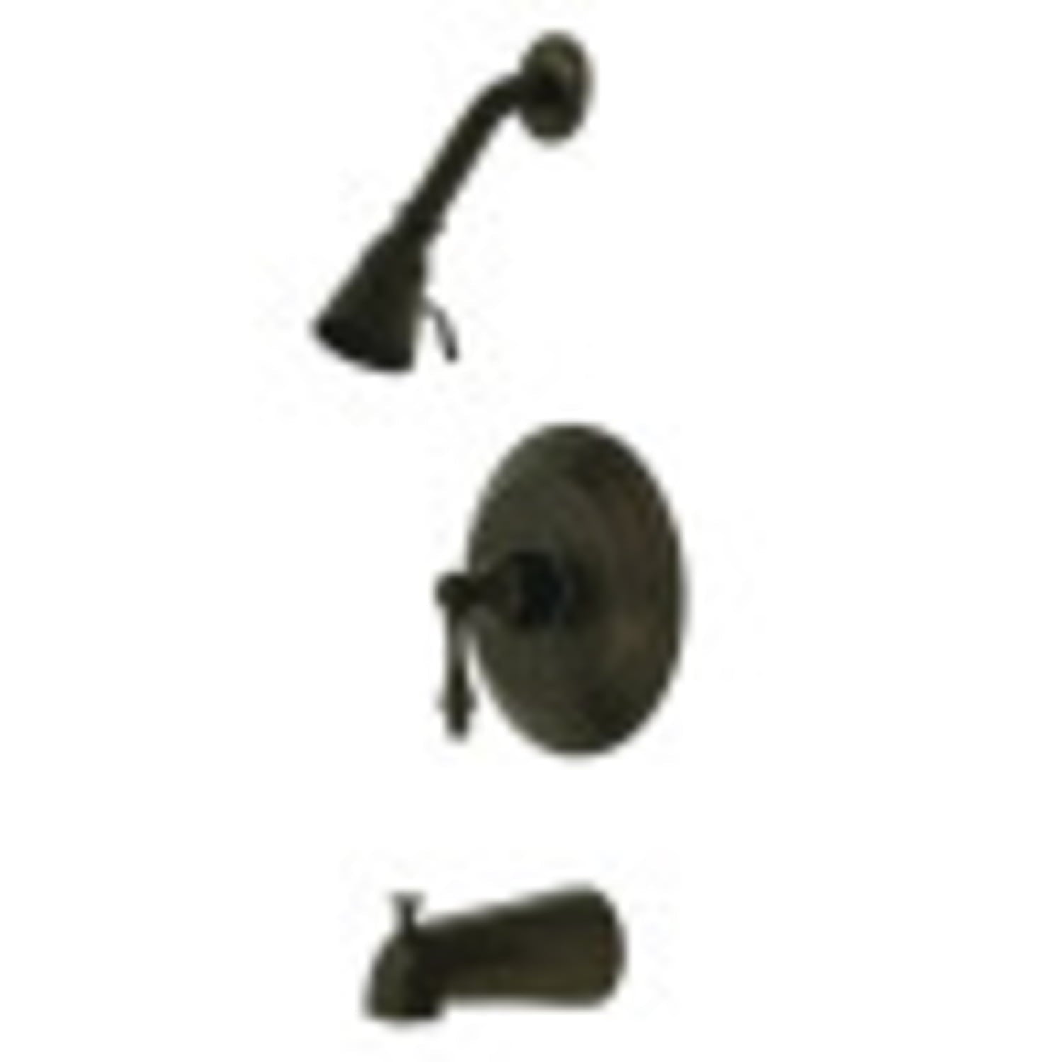 Kingston Brass Kit de Moldura para BaÃ±era y Ducha con Acabado en LatÃ³n Pulido