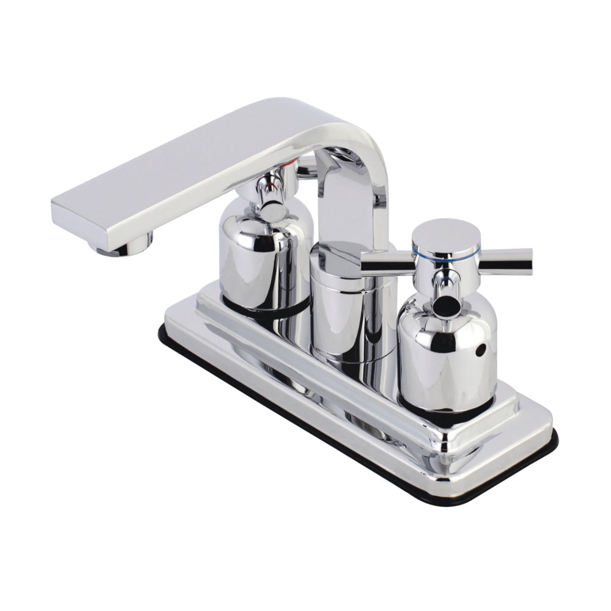 Kingston Brass KB8461DX 4 in. Centerset Mounted Bathroom Faucet, Polished Chrome