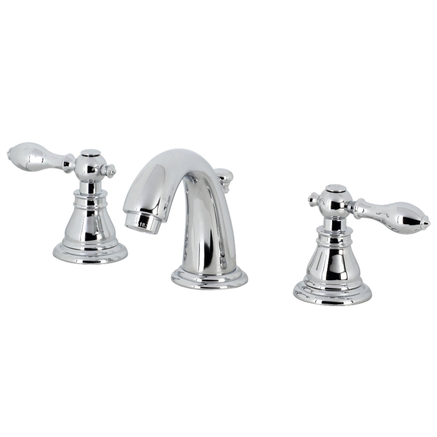 Kingston Brass Grifo de BaÃ±o Extendido KB911ACL American Classic con Emergente Minorista, Cromo Pulido